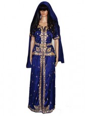 Navy Blue Arabian Bollywood outfit
